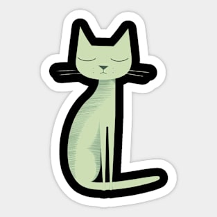 Mid-Century Modern CAT Pantries Sticker